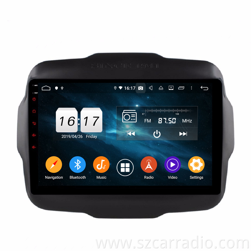 android 9.0 car audio Renegade 2016